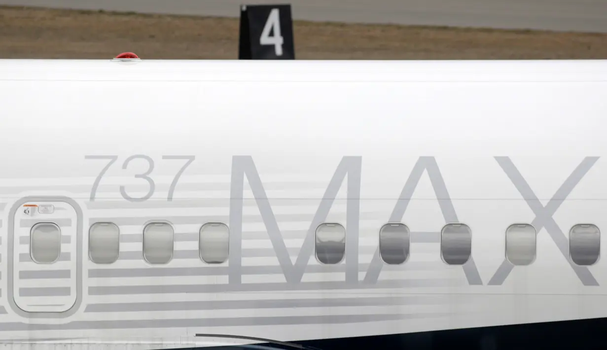 Pesawat Boeing 737 MAX terparkir di fasilitas produksi Boeing di Renton, Washington, 11 Maret 2019. Negara-negara besar Eropa mengikuti jejak negara lain menangguhkan pesawat Boeing 737 MAX 8 setelah kecelakaan Ethiopian Airlines. (REUTERS/David Ryder)