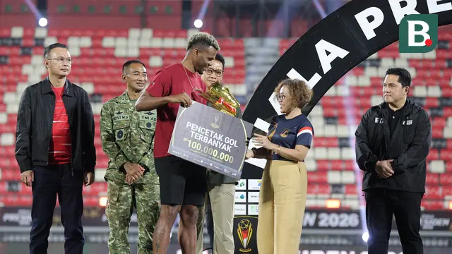 Foto: Dari Kotak Band hingga Pesta Juara Persebaya, Deretan Momen Terbaik di Penutupan Piala Presiden 2026