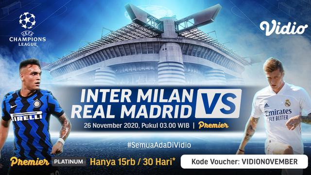 Big match Liga Champions Inter Milan vs Real Madrid