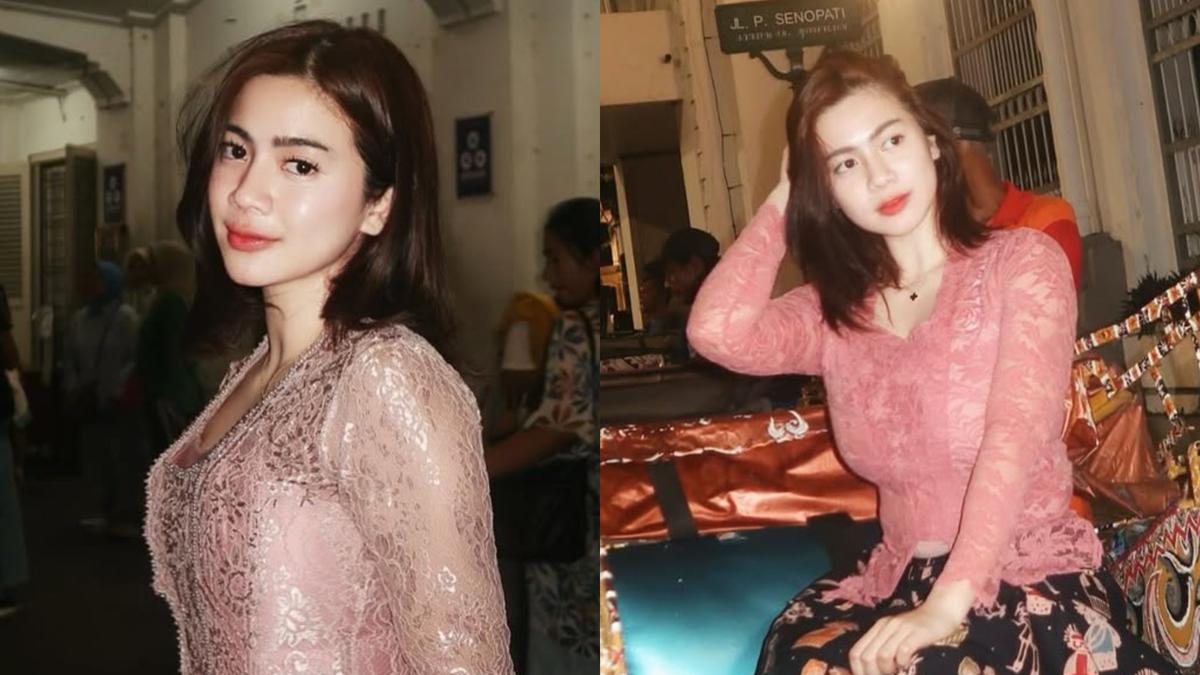 Pesona Khas Gadis Desa dari Felicya Angelista Pakai Kebaya Keliling Yogyakarta