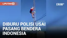 Pasang Bendera di Tower, Seorang Pemuda Diburu Polisi