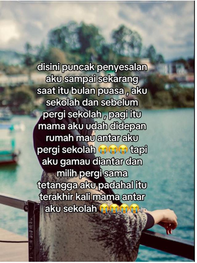 Momen Sedih Wanita Curhat Tanda-Tanda Ibunya Akan Meninggal, Menyesal di Akhir