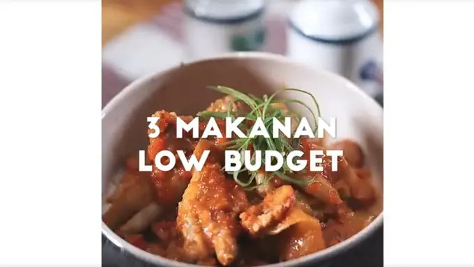 Resep Makanan Serba Low Budget. sumberfoto: Kokiku TV