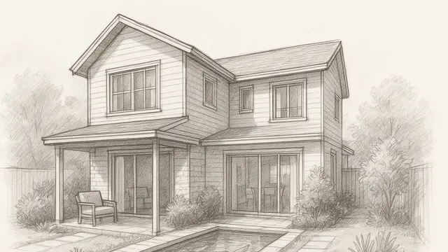 7 ⁠Gambar Sketsa Rumah Ukuran 10x20