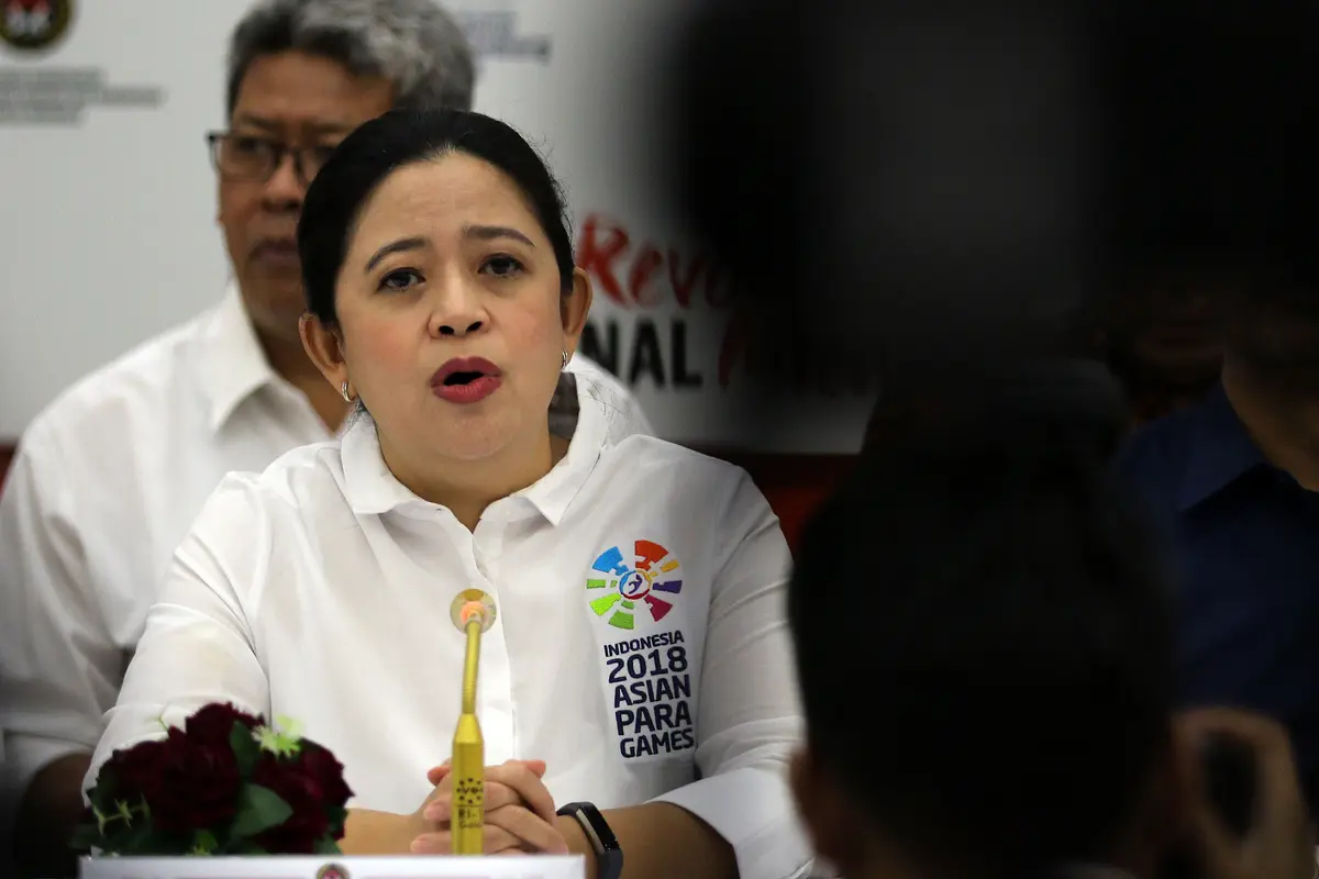 Menko PMK  Puan Maharani Beri Laporan Pasca Asian Games 2018