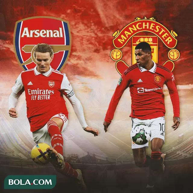 ilustrasi - Arsenal dan Manchester United