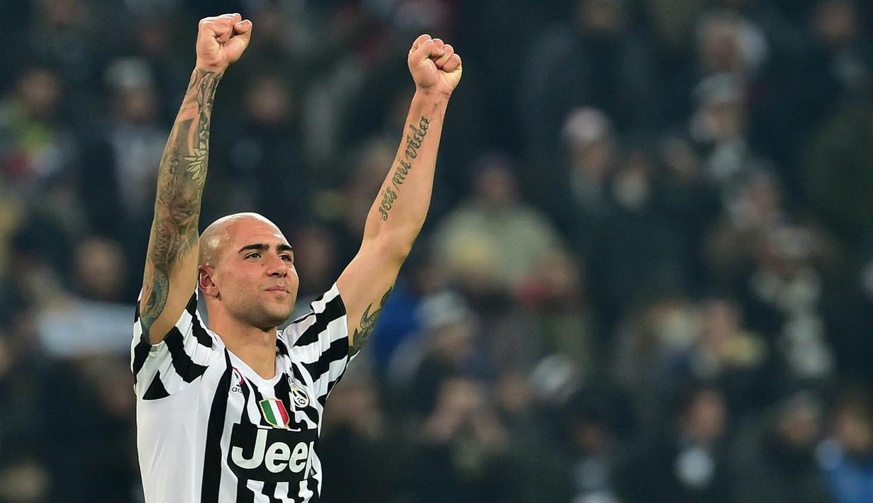 4. Simone Zaza, West Ham resmi mendatangkan striker Juventus ini dengan status pinjaman. Jika pada akhir musim The Hammers ingin mempertahankan pria 25 tahun ini, maka mereka harus menyiapkan dana sebesar 20 juta pounds. (AFP/Giuseppe Cacace)