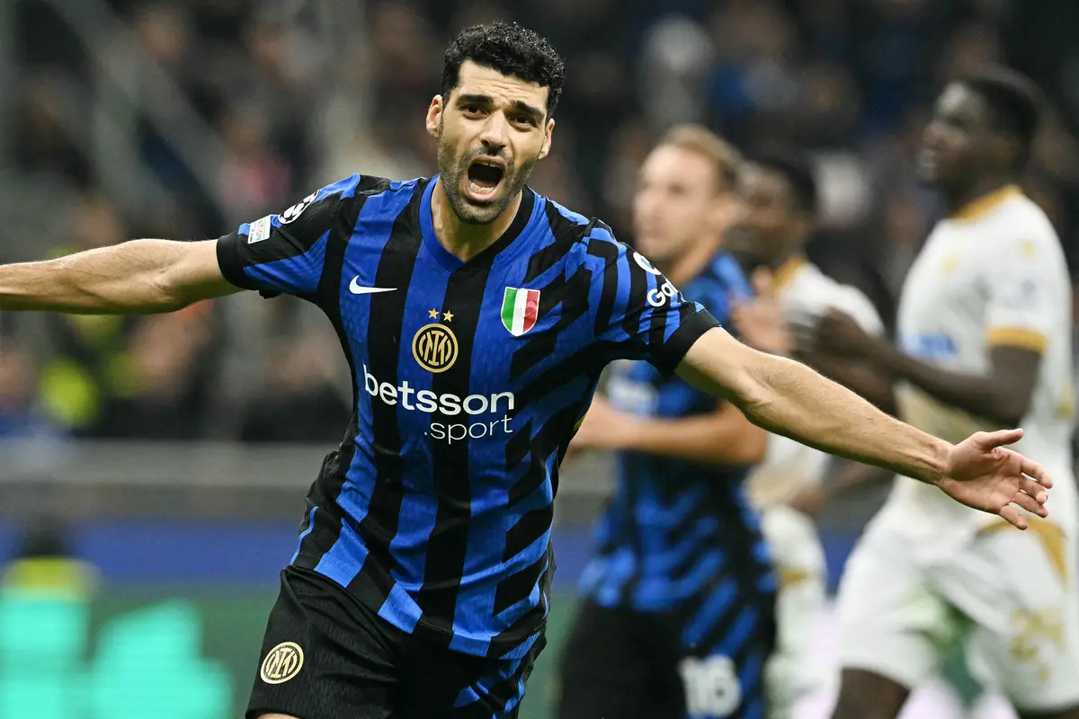 Foto: Sumbang 2 Assist dan Cetak Gol Perdana untuk Inter Milan, Mehdi Taremi Luar Biasa