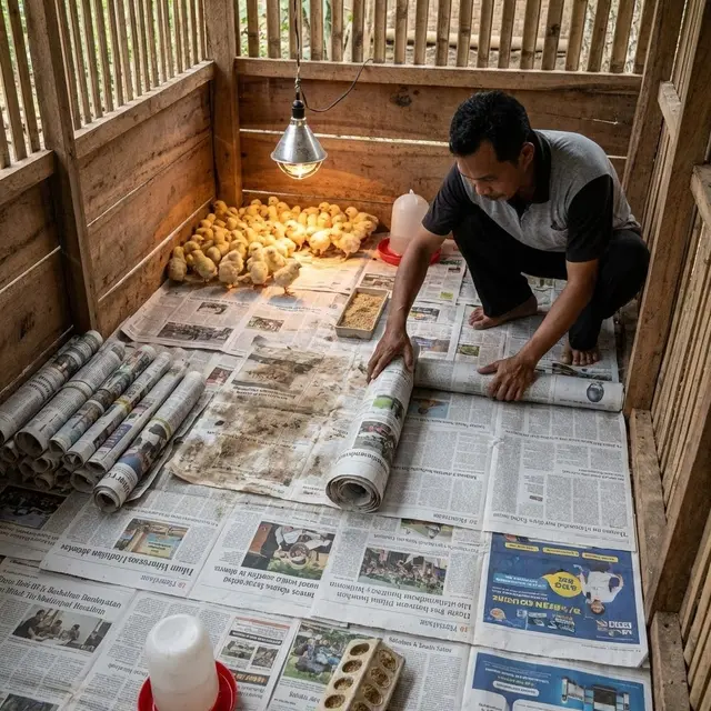 Jenis Alas Kandang Ayam yang Mudah Dibersihkan
