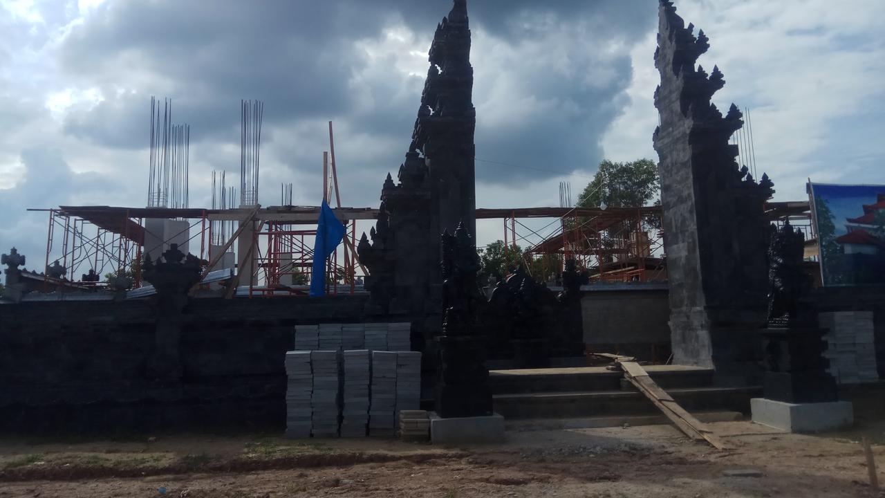 Pura Venue Asian Games Palembang Dibangun dari Bebatuan Gunung Agung Bali