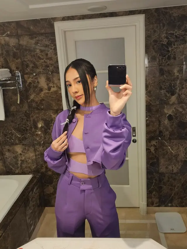 Anya Geraldine berdandan ala idol Korea (Instagram/anyageraldine)