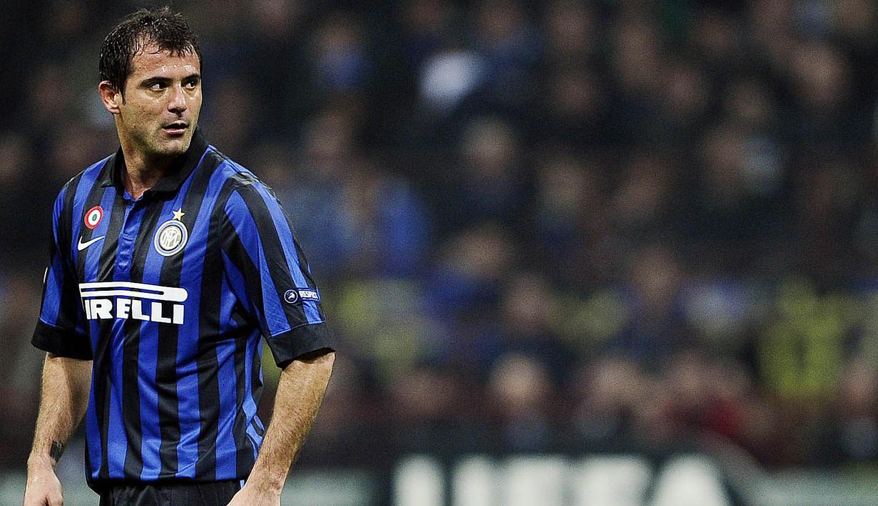 4. Dejan Stankovic – Pria Serbia ini adalah gelandang terbaik yang pernah dimiliki Inter Milan. Ia juga merupakan salah satu pilar saat Inter meraih gelar treble dibawah asuhan Jose Mourinho. (AFP/Filippo Monteforte)