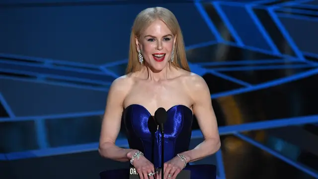 Berusia 50 Tahun, Nicole Kidman Tetap Cantik di Piala Oscar 2018