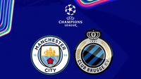 Liga Champions - Man City Vs Club Brugge (Bola.com/Adreanus Titus)