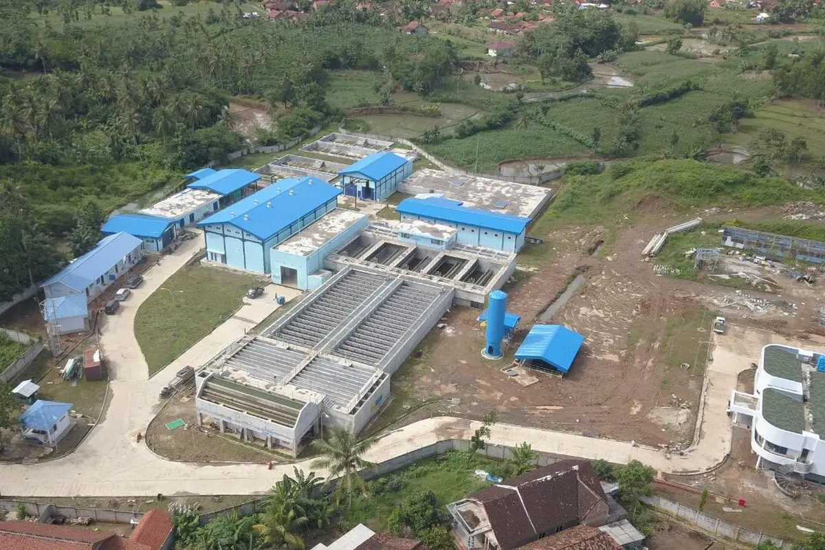 Kementerian PUPR tengah membangun Sistem Penyediaan Air Minum (SPAM) Kota Bandar Lampung