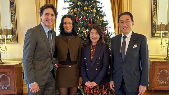 Politisi Kanada, Justin Trudeau, dan bintang pop global, Katy Perry