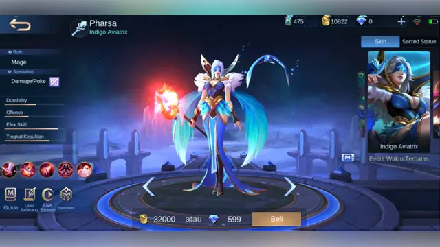 Pharsa: Indigo Aviatrix