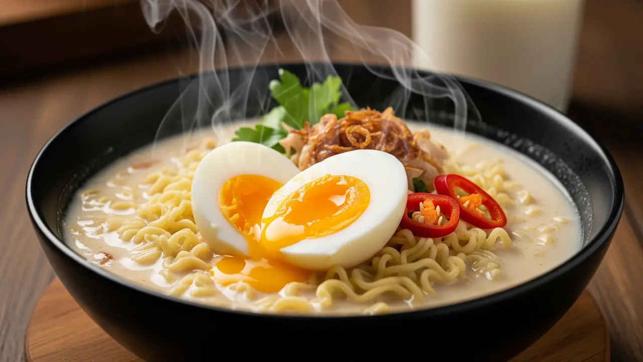 Cara Masak Mi Rebus Pakai Telur