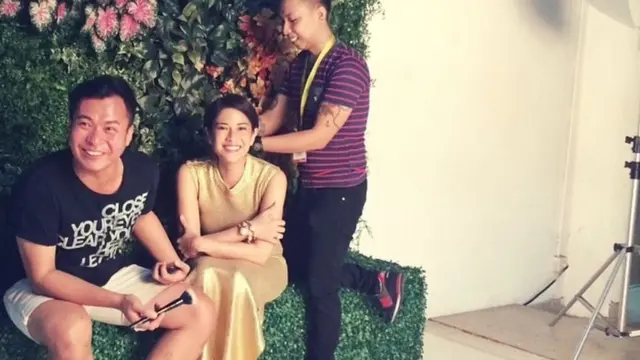 Dian Sastrowardoyo bersama Ryan Ogilvy (Instagram/therealdisastr)