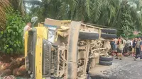 Tragis, Siswa SMP Tewas Tertimpa Truk Sawit
