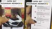 Pentingnya Budaya Membaca, Wanita Ini Ditanya Hal Tak Terduga Saat Menjual Motor Mainan  (TikTok/@mamamiguelelifer)