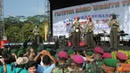 Citizen6, Cilangkap: Kegiatan yang diawali dengan olahraga bersama ini, merupakan rangkaian kegiatan dalam rangka Apel Bersama Wanita TNI 2012. (Pengirim: Badarudin Bakri)