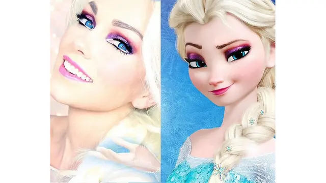 Make-Up Bikin Kandee Johnson Menjelma Beberapa Karakter