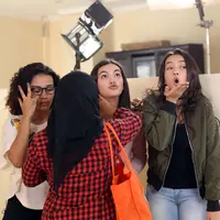 Mulai hari ini, sinetron Anak Sekolahan mulai tayang di SCTV pukul 16.30 WIB. Dibintangi Natasha Wilona, Rizky Nazar, Verrell Bramsta, Cut Syifa, Megan Domani, Nova Soraya, Aditya Herpavi, Fera Feriska, dan Adam Jordan. (Bambang E. Ros/Bintang.com)