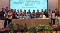 Para penyelenggara lokakarya dari Kementerian Kesehatan dan SAFETYNET beserta para peserta dari Papua, Sorong, 19 September 2024. (Kedutaan Besar Amerika Serikat di Indonesia)