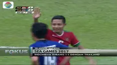 Timnas Indonesia berhasil menahan imbang dengan skor 1-1 terhadap Thailand, juara bertahan sepak bola Sea Games. 