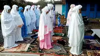 Komunitas Islam Aboge di Ajibarang Kabupaten Banyumas menggelar Saat Idul Fitri. (Foto: Liputan6.com/Mulyadi untuk Muhamad Ridlo)