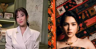 Salah satu yang paling mencuri perhatian adalah Dian Sastrowardoyo. Ia tampil anggun dalam balutan blazer putih berpotongan tegas dengan siluet oversized yang memberi kesan modern dan powerful. Blazer tersebut dipadukan dengan kain batik bernuansa biru navy bermotif floral klasik yang membuat penampilannya terlihat semakin sophisticated.  [@vagueskin].