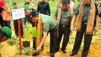 Panglima TNI: Pohon Jadi Tameng Prajurit di Perbatasan