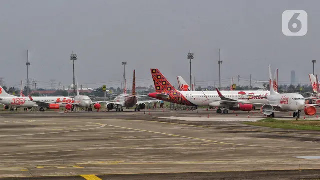 Penampakan Bandara Soetta Saat Penghentian Sementara Operasional