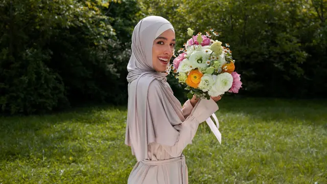 Ilustrasi wanita muslim, Islami