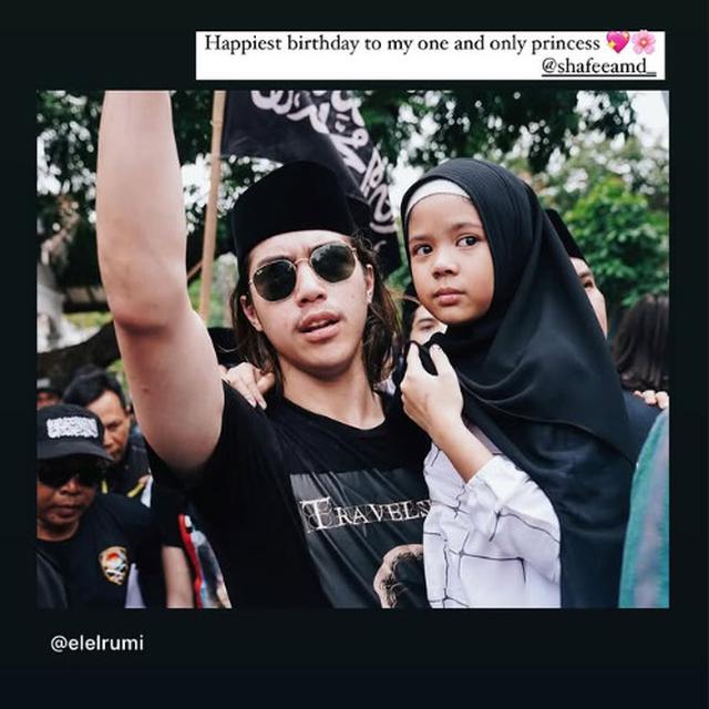 6 Safeea Ahmad dengan Bareng Al, El, dan Dul, Baru Rayakan Ultah ke-14 Tahun