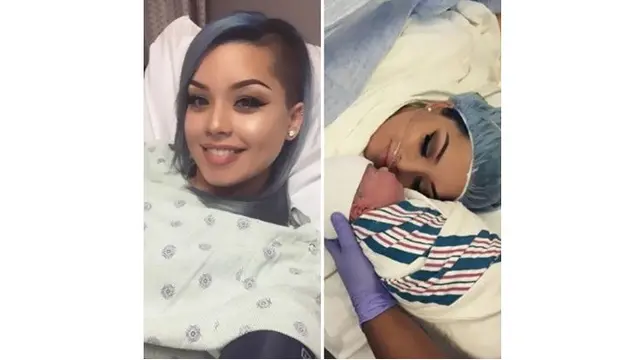 Tangguh, Ini 6 Potret Seorang Ibu yang Sempatkan Ber-makeup Saat Akan Melahirkan