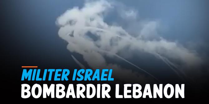 VIDEO: Militer Israel Terus Tembakkan Roket ke Lebanon Selatan