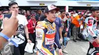 Marquez Ogah Komentari Soal Perseteruannya dengan Rossi