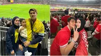 Momen Lesti Kejora temani Rizky Billar nonton sepak bola di berbagai negara. (sumber: Instagram/rizkybillar/lestikejora)