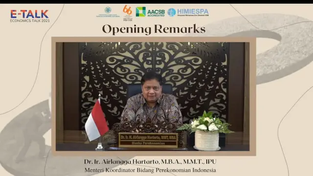 Menteri Koordinator Bidang Perekonomian Airlangga Hartarto