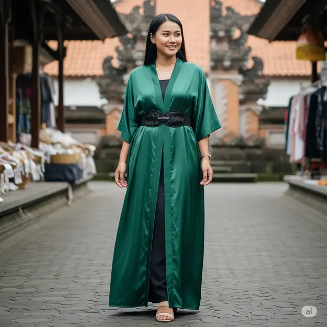 Model Baju Satin Modern. Foto: Gemini