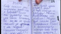 Seorang anak Ukrainamenulis surat yang memilukan  untuk ibunya yang telah meningal dunia akibat invasi Rusia (dok. Twitter/ Anton Gerashchenko)