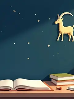 logo ramalan zodiak capricorn (sumber: AI generated)