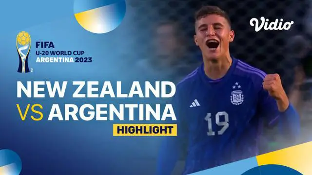 Berita video highlights Piala Dunia U-20, Argentina taklukkan Selandia Baru 5-0, Sabtu (27/5/23)