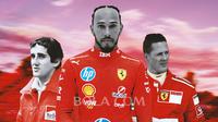 F1 - Alain Prost, Lewis Hamilton, Michael Schumacher (Bola.com/Adreanus Titus)