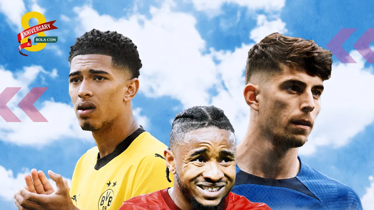 Ilustrasi - Bellingham (Madrid), Nkunku (Chelsea), Havertz (Arsenal)