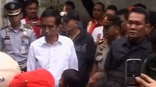 Jokowi Tinjau Pompa Air di Pademangan yang Rusak