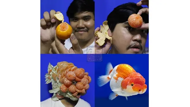 6 Cosplay Low Budget Pakai Jeruk Ini Kreatif Sekaligus Bikin Ketawa Geli
