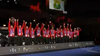 Tim bulutangkis Indonesia berhasil menjuarai Piala Thomas 2020. (dok. Vidio)